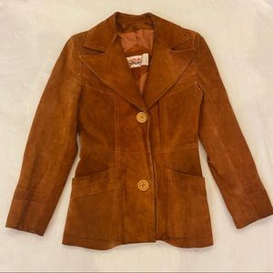 Rare Vintage Suede Blazer